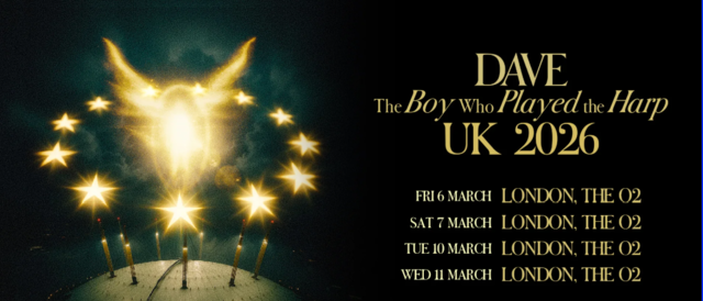 Dave: The Boy Who Played The Harp, O2 arena Sat 7th March 2026