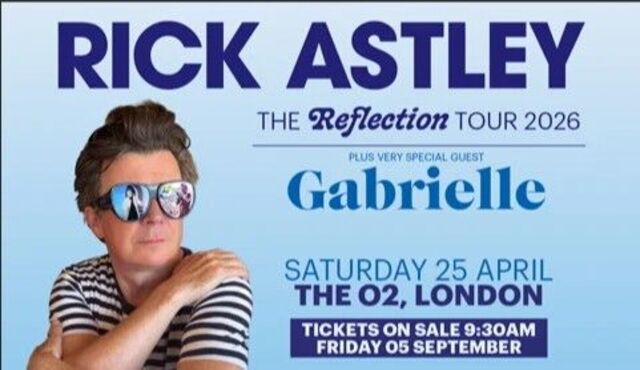 Rick Astley The Reflection Tour 2026