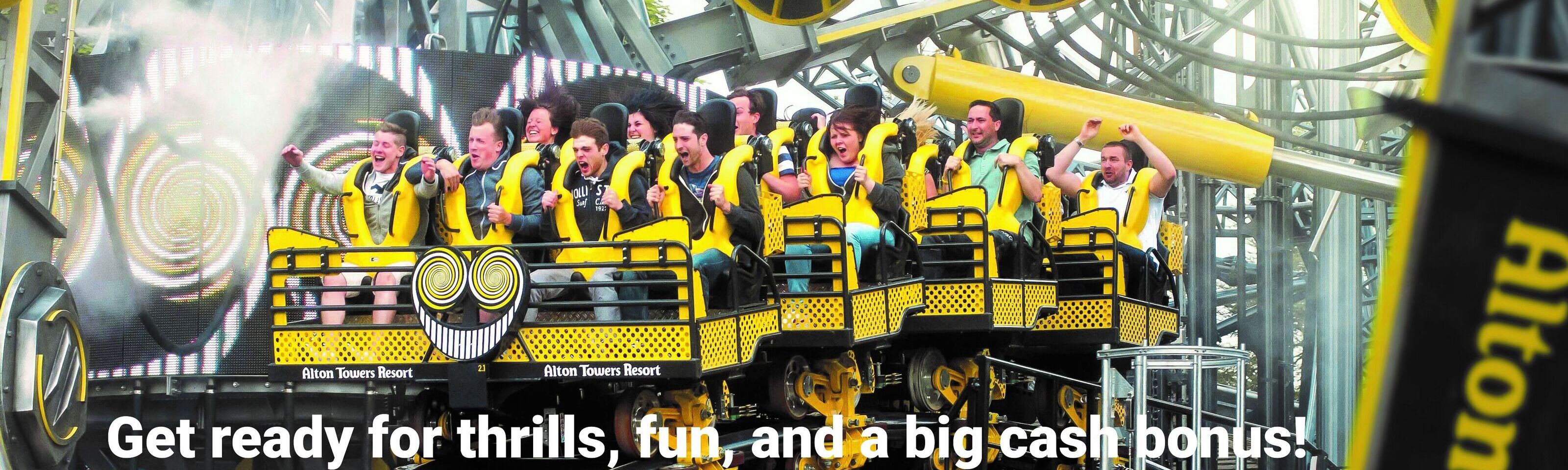 Win Two Alton Towers Tickets + £100 Cash!