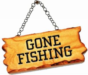 gone fishing logo