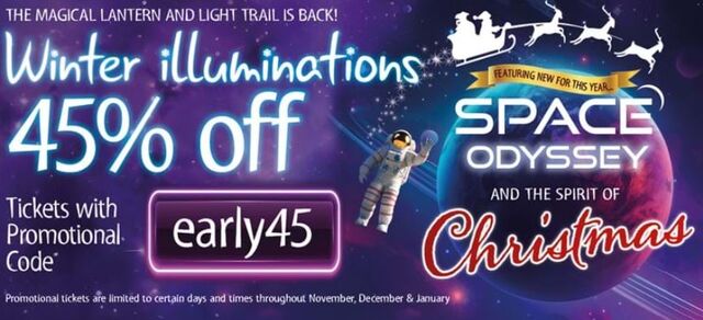 Yorkshire Wildlife Park Winter Illuminations - cashback