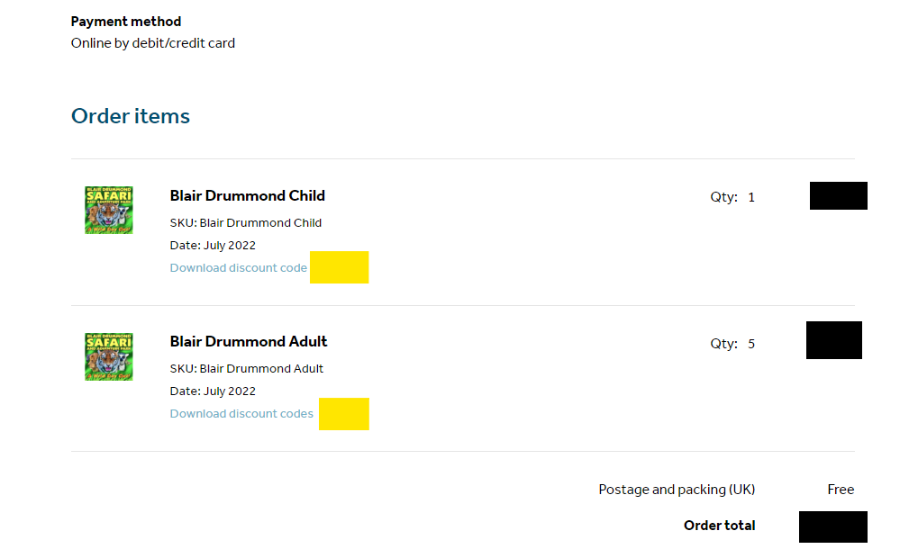 Blair Drummond Tickets