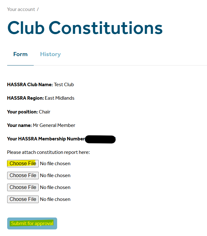Submit Club Constitution 2