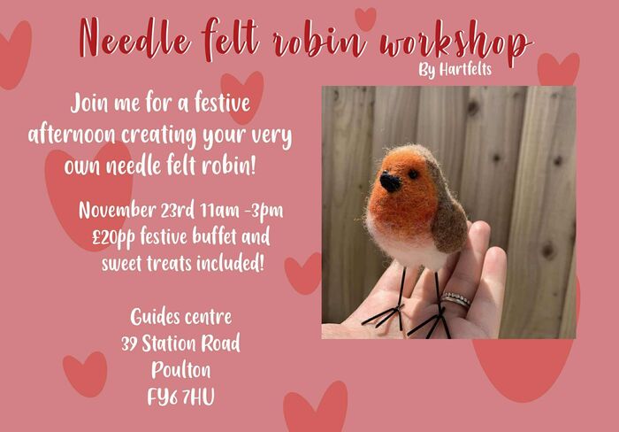 Felting Robin